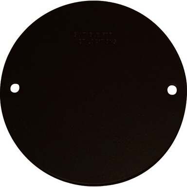 4" BRZ RND BLNK WP COVER
