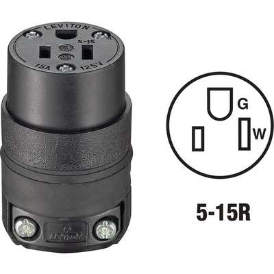 *BLK CORD CONNECTOR