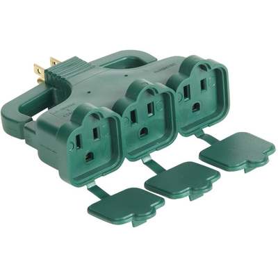ADAPTER W/COVER GREEN