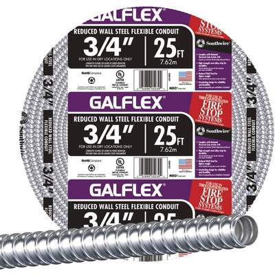 25' 3/4" METAL FLEX CONDUIT