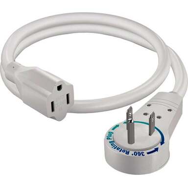 1' WHT 360DEG 14/3 CORD