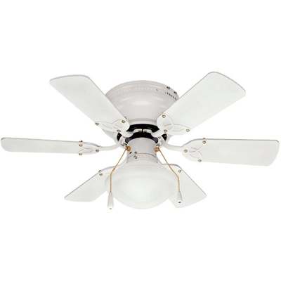 30" WHITE CEILING FAN