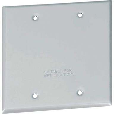 2G WHT WP BLANK COVER