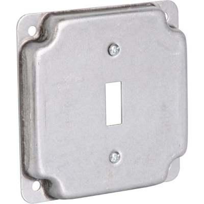 4" SQ 1-SWITCH BOX COVER