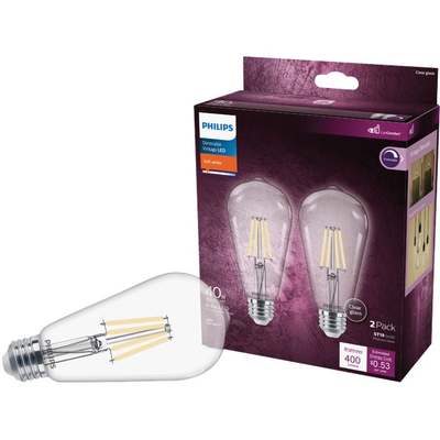 2pk 40w St19sw Led Bulb