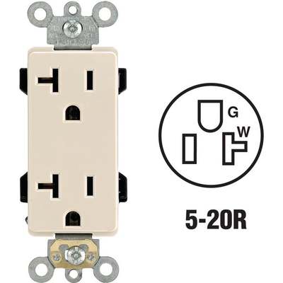 LT ALM RES DUPLEX OUTLET DECORA