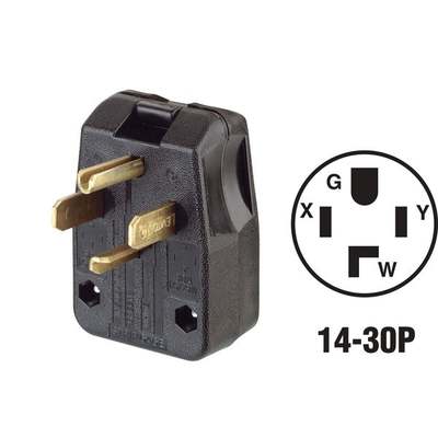 30/50A 125V/250V 4-WIRE 3-POLE