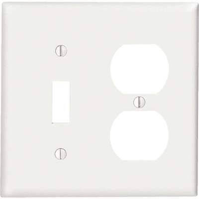 WHT COMBO WALL PLATE