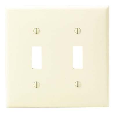 IV 2-TOGGLE WALL PLATE