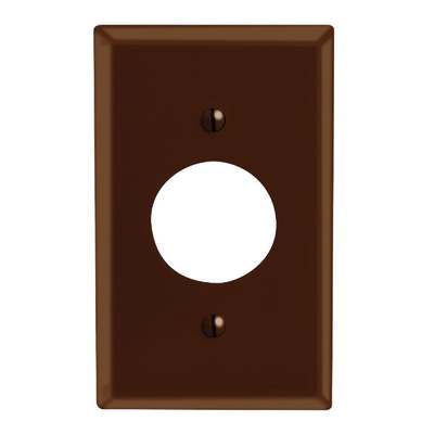 Brn 1-outlet Wall Plate