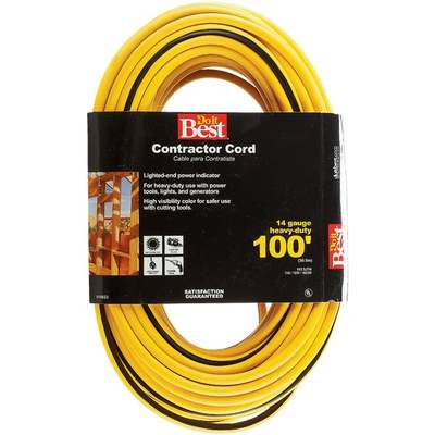 100' 14/3 LIGHTED CORD