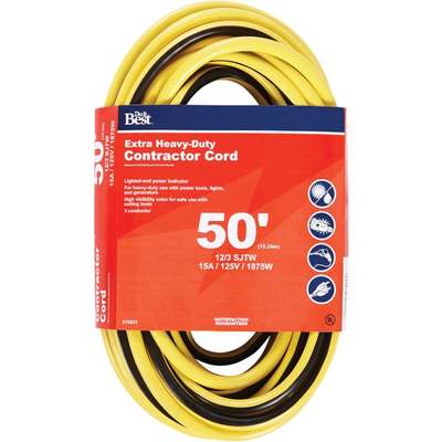 50' 12/3 LIGHTED CORD