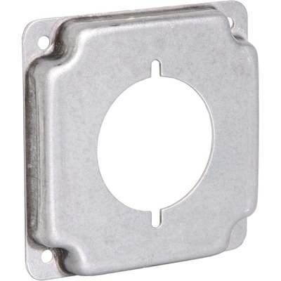 Southwire 2.156 In. Dia. Receptacles 4 In. x 4 In. Square Device Cover