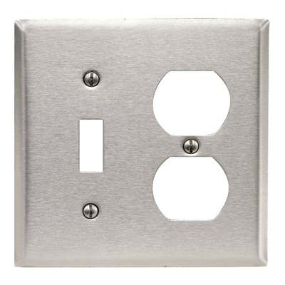 SS COMBO WALL PLATE