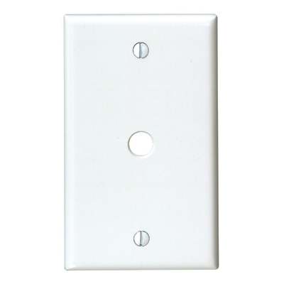 Wht Phone Wall Plate
