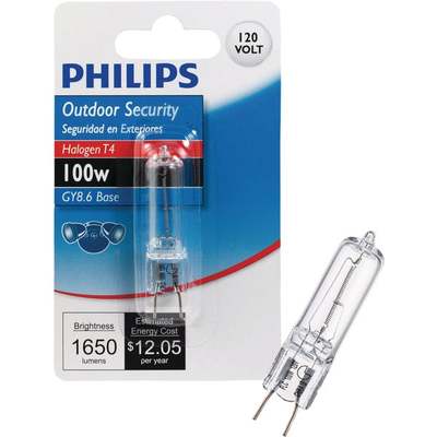 100W T4 BIPIN HAL BULB