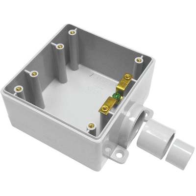 PVC DOUBLE GANG BOX