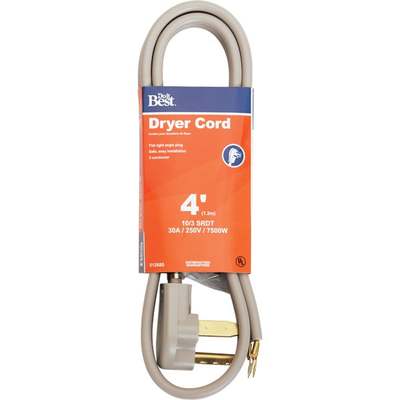 DO-IT 4' 30A 3PRONG DRYER CORD