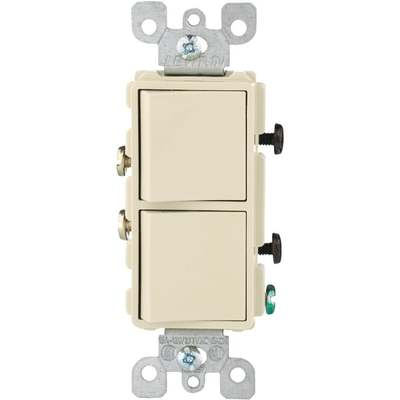 DECORA 2-SGL POLE SWITCH IV**