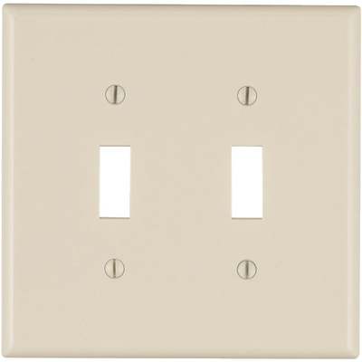 LT ALM 2TGL WALLPLATE