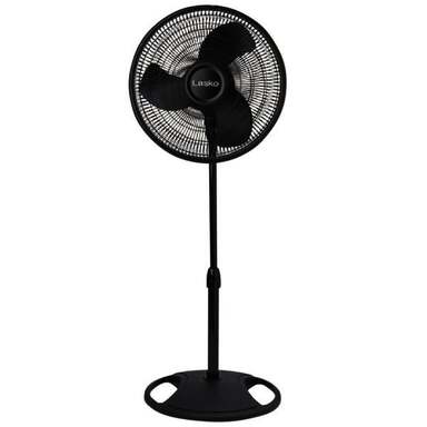 16" PEDESTAL FAN -BLACK