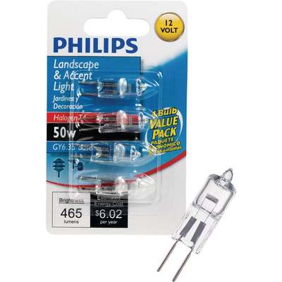 50w 12v GY6.35 T4 HLGN BULB 4pk*