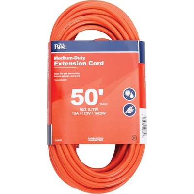 CORD EXT 50'16-3 OUT ORAN DIB