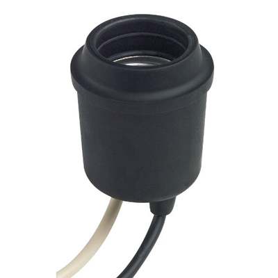 Leviton Keyless Medium Base Black Lamp Socket