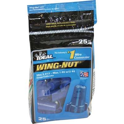 25PK BLUE WING NUT