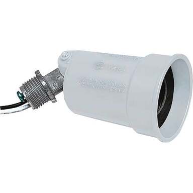 WP WHT PAR38 LAMP HOLDER