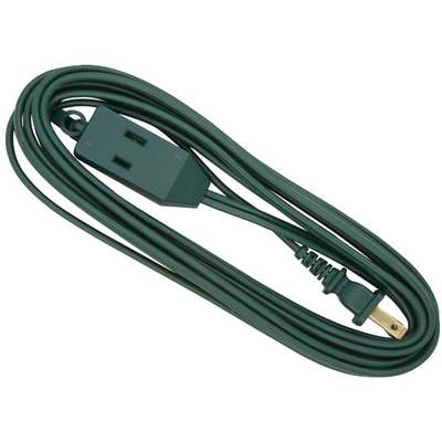 CORD EXT 12"6-2 GREEN CUBE TAP