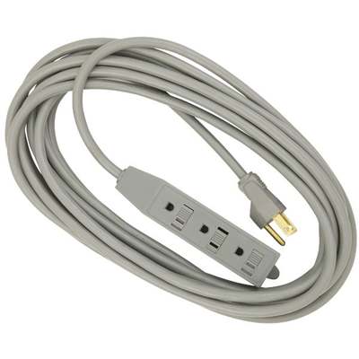 20' 16/3 GRAY EXT CORD