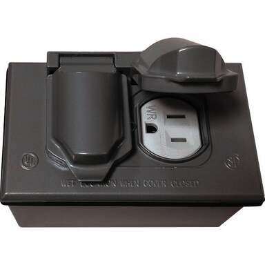 1G GRY WP JNC BOX& COVER