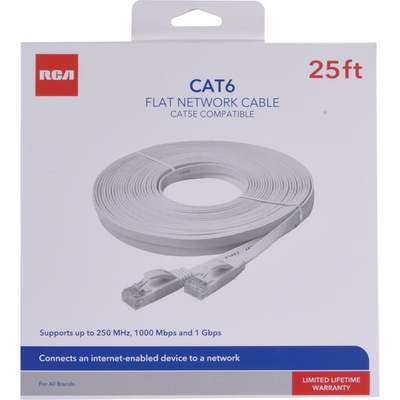 25FT CAT6 FLAT CABLE