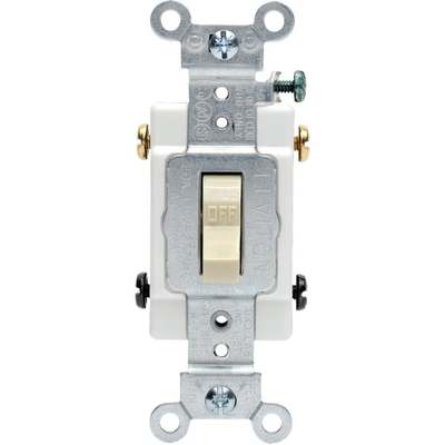 DOUBLE POLE SWITCH-IVORY