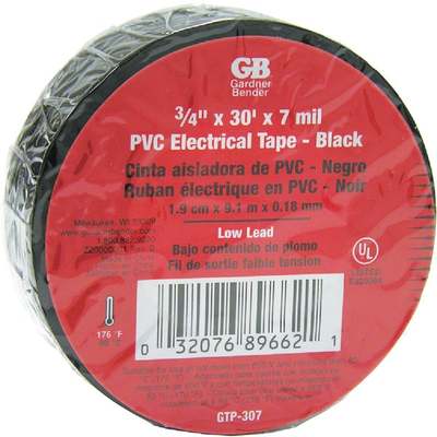 TAPE ELECTRICAL3/4"X30'BLACK