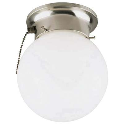 1BULB BN GLOBE FIXTURE