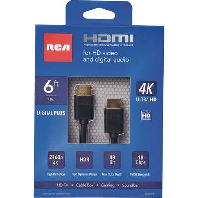 6' HI SPEED HDMI CABLE