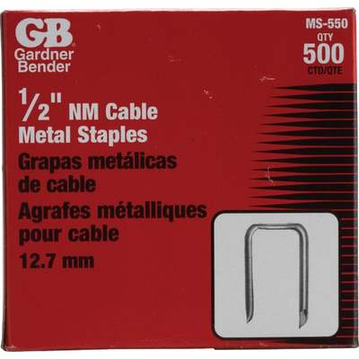 500PK 1/2" METAL STAPLE