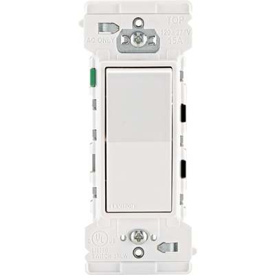 Push Click Wht 15a 1ple Switch