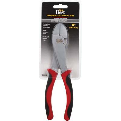 8" DIAG CUTTING PLIERS