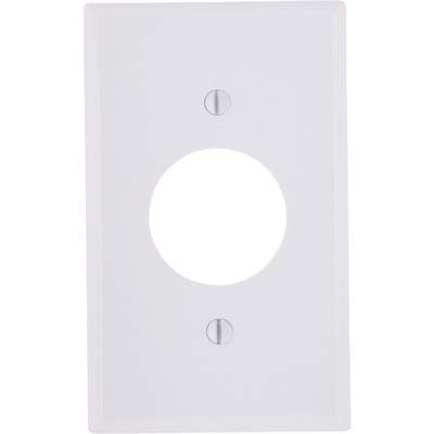 Wht 1-outlet Wall Plate