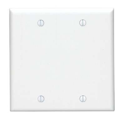 Wht Blank Wall Plate