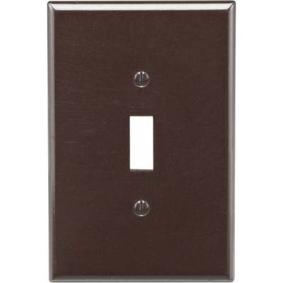 BRN 1-TOGGLE WALL PLATE