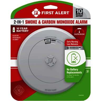 10YRBAT/DC SMKE/CO ALARM