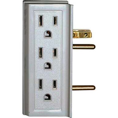 6OUTLET WHT SIDE TAP