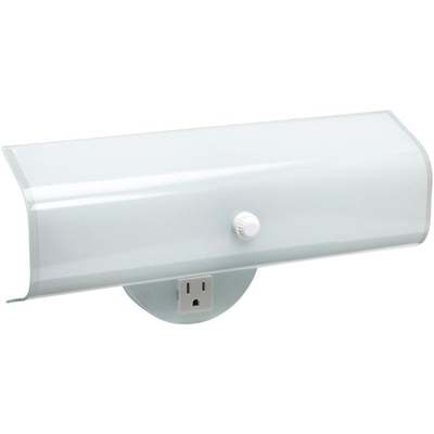 2BULB WHT WALL FIXTURE