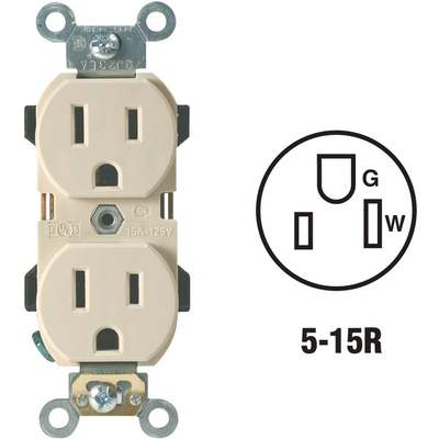 15A IVORY OUTLET