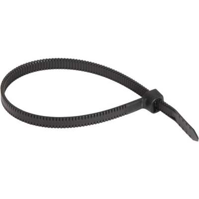 50PC 7" BLK TWIST TIE