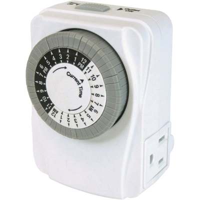 Indoor Plug In Timer 2 Outlet